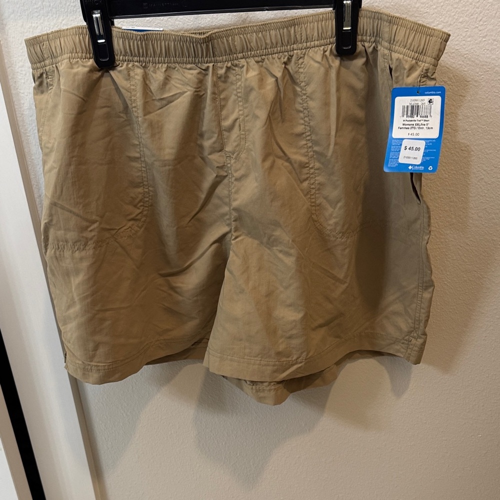 NWT Columbia Women’s Pocketville Trail Shorts size 2x